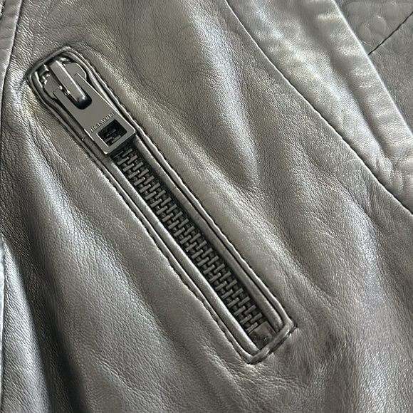 Zadig & Voltaire leather jacket. - Picture 5 of 7